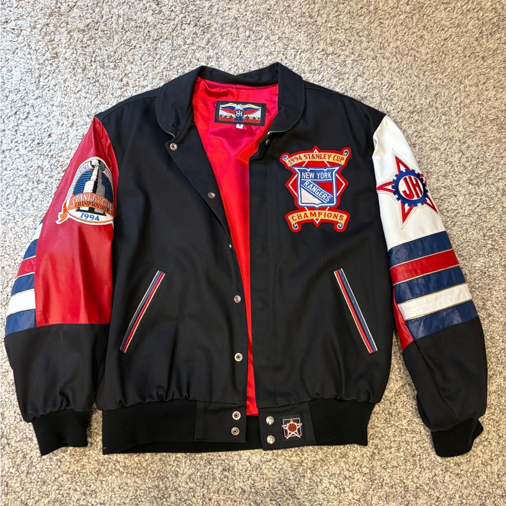 Vintage 1994 New York Rangers Stanley Cup Jacket